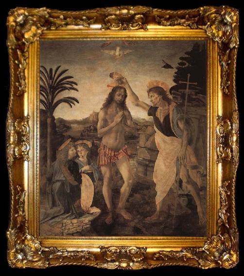 framed  Domenicho Ghirlandaio Taufe Christi, ta009-2